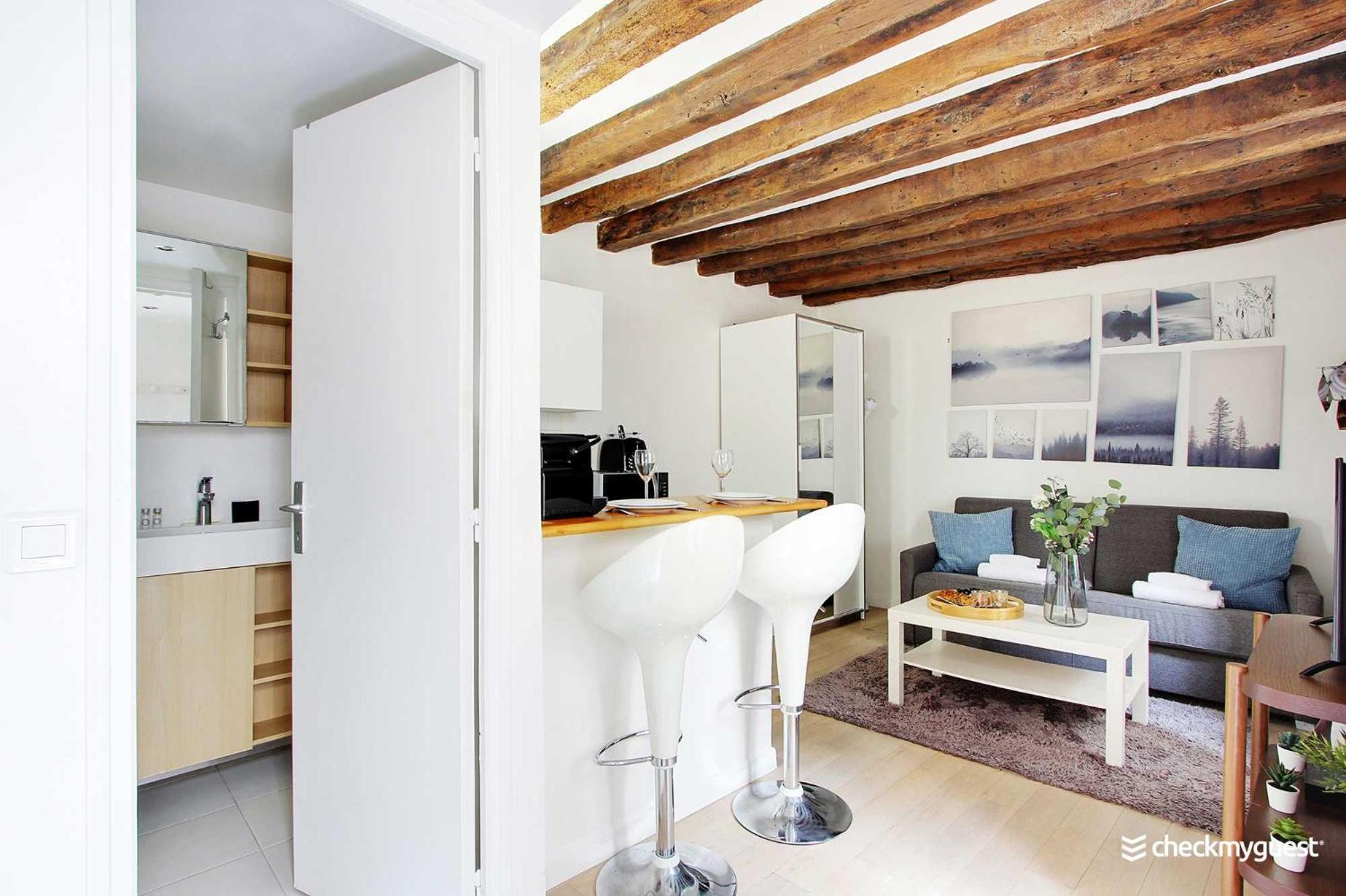 Cozy 2p - Rue Mouffetard Apartamento